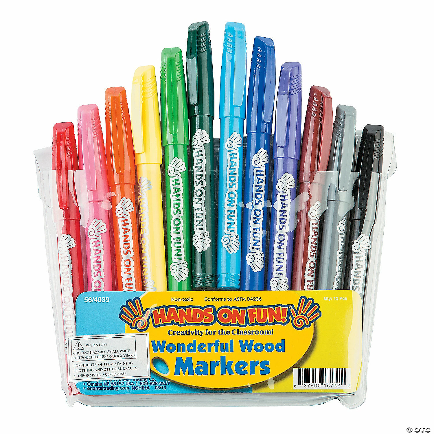 Discount ๐ 12-Color Wonderful Wood Markers ๐ 3 Discount ๐ 12-Color Wonderful Wood Markers ๐