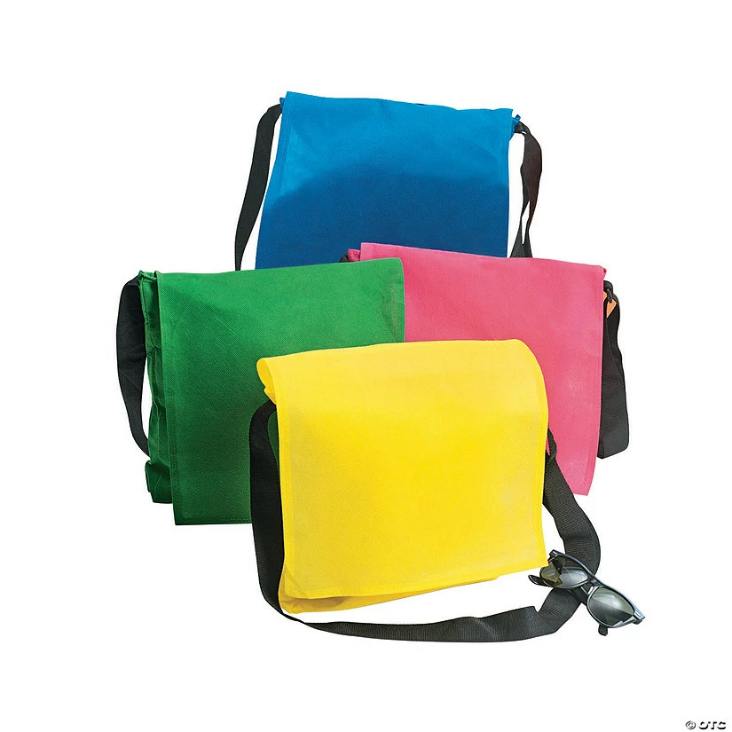 Deals ๐ 12" x 2" x 13" Large Messenger Nonwoven Tote Bags - 12 Pc. ๐ 3 Deals ๐ 12" x 2" x 13" Large Messenger Nonwoven Tote Bags - 12 Pc. ๐