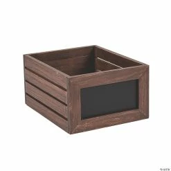 Budget 🧨 Brown Wooden Crate with Chalkboard Labels 😍 5 Budget 🧨 Brown Wooden Crate with Chalkboard Labels 😍 -BTSE Shop 13829420