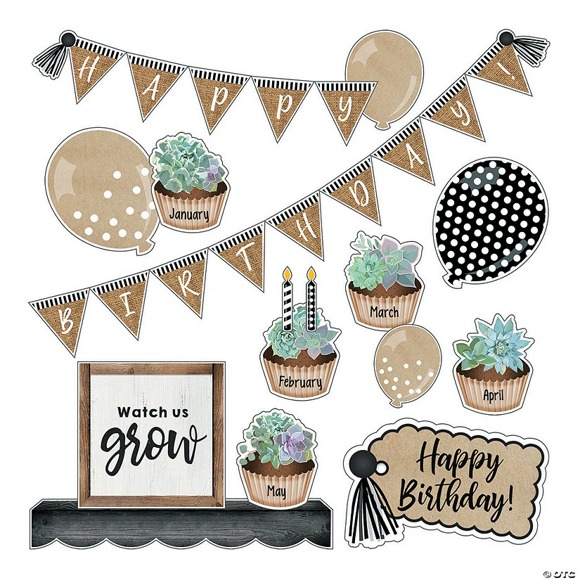 Deals 🎉 Schoolgirl Style™ Simply Stylish 🥳 Birthday Bulletin Board Set - 79 Pc. 🥰 4 Deals 🎉 Schoolgirl Style™ Simply Stylish 🥳 Birthday Bulletin Board Set - 79 Pc. 🥰 - Image 2