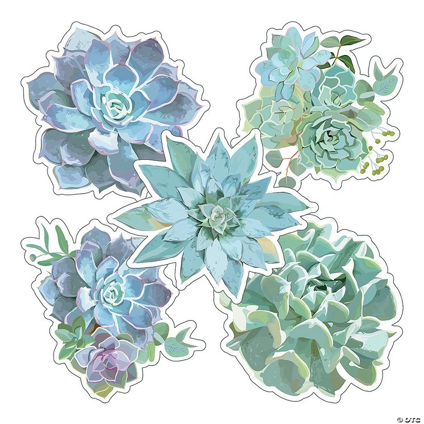Cheapest 😀 Schoolgirl Style™ Simply Stylish Succulent Bulletin Board Cutouts - 36 Pc. 🎉 4 Cheapest 😀 Schoolgirl Style™ Simply Stylish Succulent Bulletin Board Cutouts - 36 Pc. 🎉 - Image 2
