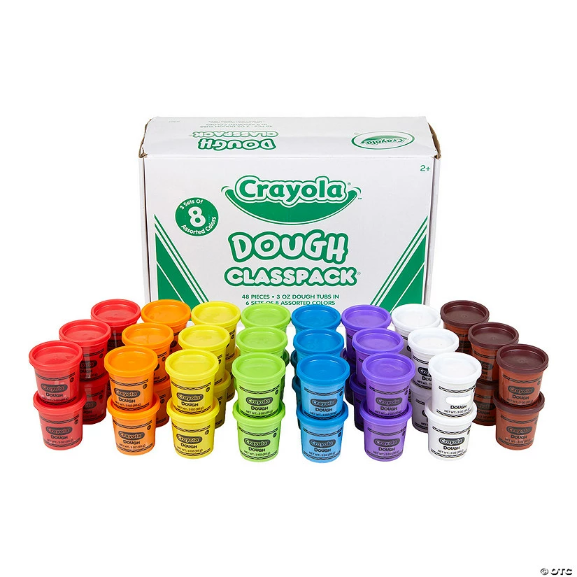 Outlet 👍 8-Color Crayola® Dough Tubs Classpack® - 48 Pc. 😍 4 Outlet 👍 8-Color Crayola® Dough Tubs Classpack® - 48 Pc. 😍 - Image 2