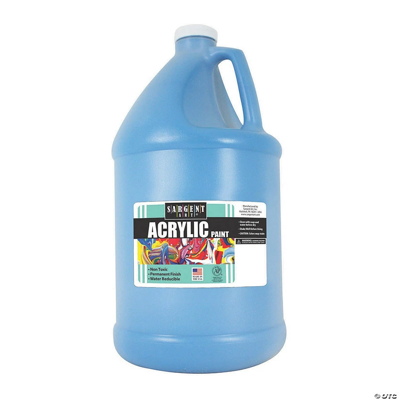 Brand new 😀 Sargent Art® Acrylic Paint, Turquoise, 64 oz Bottle 🤩 4 Brand new 😀 Sargent Art® Acrylic Paint, Turquoise, 64 oz Bottle 🤩 - Image 2