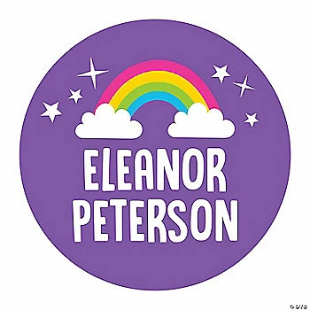 Cheap โ Personalized Rainbow Stickers - 24 Pc. ๐ 3 Cheap โ Personalized Rainbow Stickers - 24 Pc. ๐