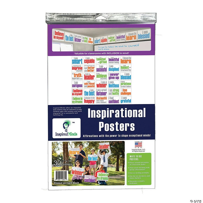 Wholesale ๐ฅ Inspired Minds Card Stock Posters, Set of 30, English ๐ 4 Wholesale ๐ฅ Inspired Minds Card Stock Posters, Set of 30, English ๐ - Image 2