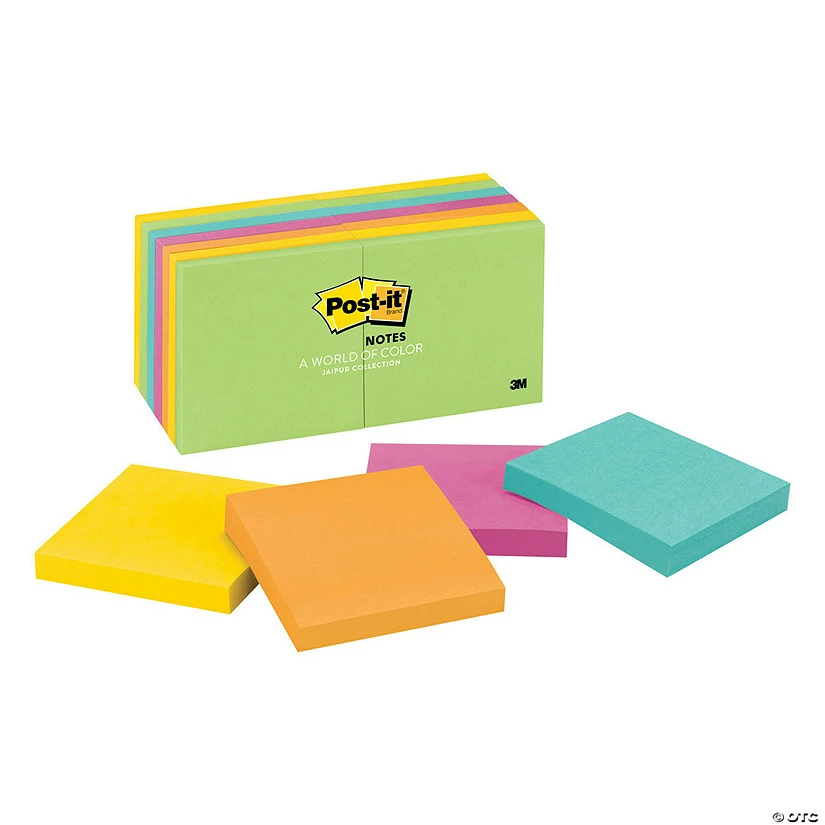 Best deal ๐ฏ Post-it Notes, 3" x 3", Jaipur Collection, 14 Pads ๐คฉ 4 Best deal ๐ฏ Post-it Notes, 3" x 3", Jaipur Collection, 14 Pads ๐คฉ - Image 2