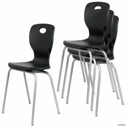 Best Sale ๐ฏ Bintiva NAAR Series School Student Stack Chair - 18" Black - Pack of 4 Chairs ๐ 5 Best Sale ๐ฏ Bintiva NAAR Series School Student Stack Chair - 18" Black - Pack of 4 Chairs ๐ -BTSE Shop 14304903