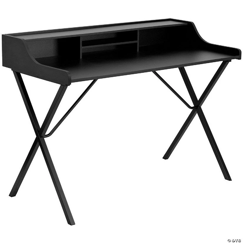 Coupon ๐ฏ Emma + Oliver Black Computer Desk with Top Shelf โ๏ธ 4 Coupon ๐ฏ Emma + Oliver Black Computer Desk with Top Shelf โ๏ธ - Image 2