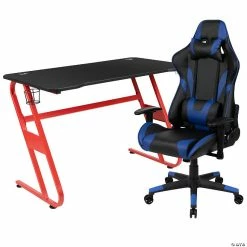Cheapest ๐ Emma + Oliver Gaming Bundle-Desk, Cup Holder/Headphone Hook & Blue Reclining Chair โ๏ธ 5 Cheapest ๐ Emma + Oliver Gaming Bundle-Desk, Cup Holder/Headphone Hook & Blue Reclining Chair โ๏ธ -BTSE Shop 14314970