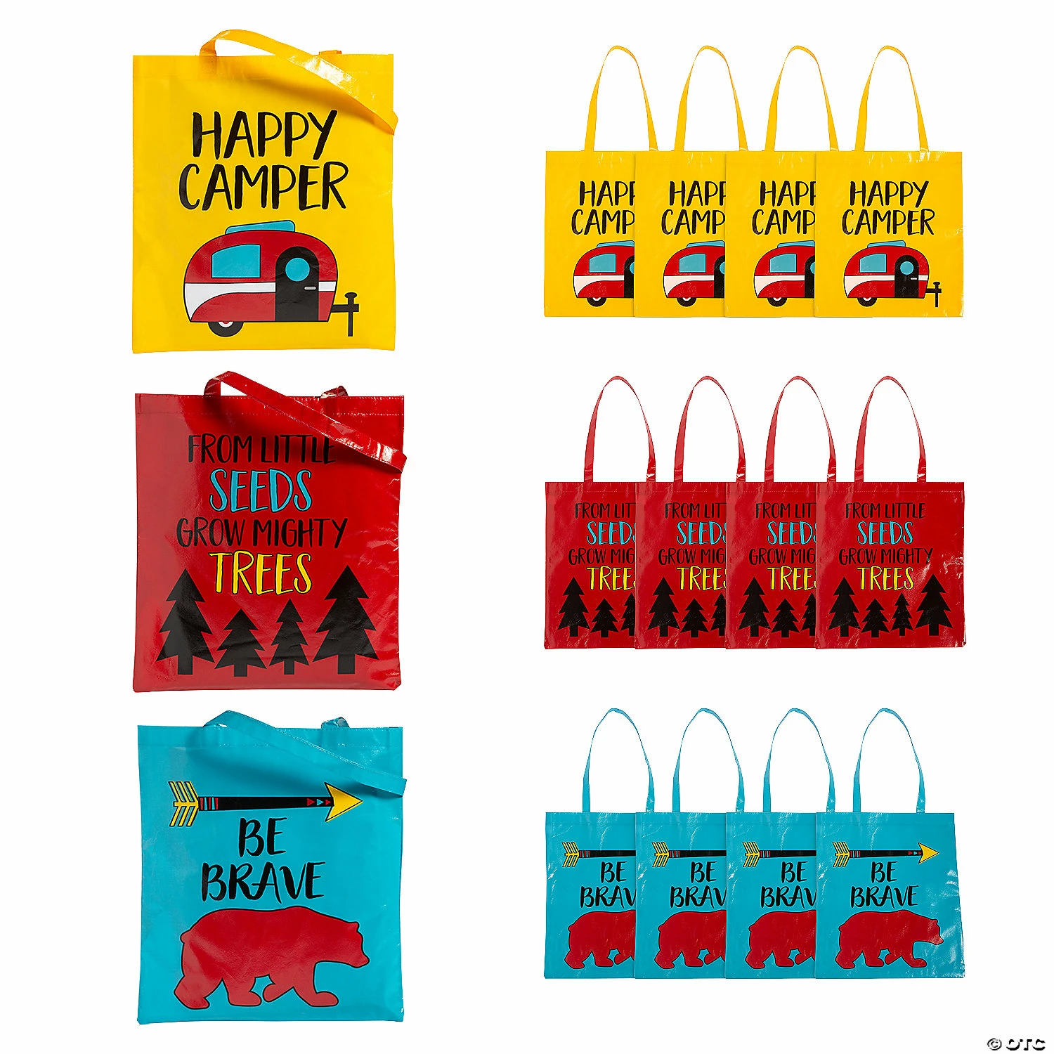 Wholesale 🧨 15" x 17" Large Nonwoven Adventure Laminated Tote Bags - 12 Pc. ⭐ 3 Wholesale 🧨 15" x 17" Large Nonwoven Adventure Laminated Tote Bags - 12 Pc. ⭐