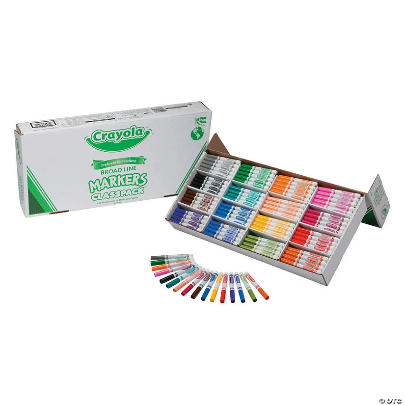 Best Pirce 🌟 16-Color Crayola® Regular Conical Marker Classpack® - 256 Pc. 🌟 3 Best Pirce 🌟 16-Color Crayola® Regular Conical Marker Classpack® - 256 Pc. 🌟