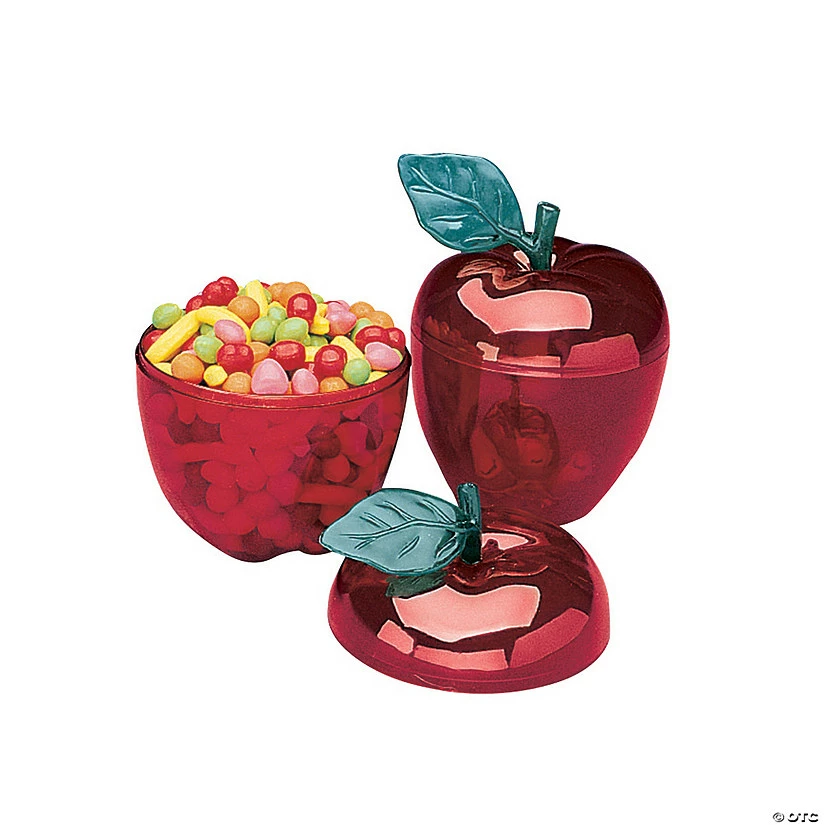 Cheap ✨ Red Apple Favor Containers - 12 Pc. 👏 4 Cheap ✨ Red Apple Favor Containers - 12 Pc. 👏 - Image 2