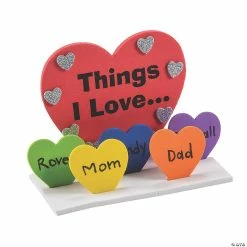 Brand new ✔️ 3D Things I Love Heart Craft Kit - Makes 12 😉