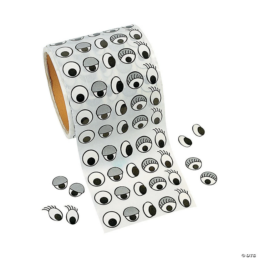 Buy 💯 Bulk Cartoon Eye Sticker Roll - 1000 Pc. ✨ 4 Buy 💯 Bulk Cartoon Eye Sticker Roll - 1000 Pc. ✨ - Image 2