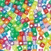 Buy ✨ 7mm Bright Alphabet Cube Beads - 260 Pc. ⭐ -BTSE Shop 7mm bright alphabet cube beads 260 pc 57 14