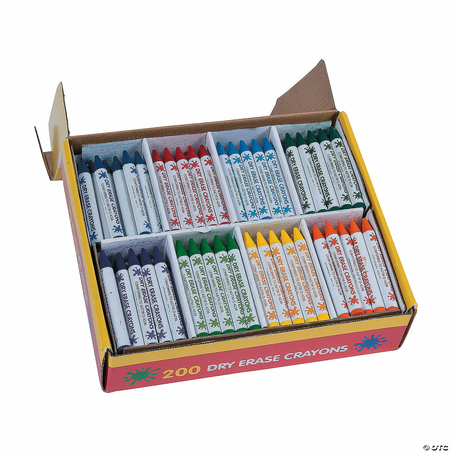 Cheapest 😍 8-Color Dry Erase Crayon Classpack - 200 Pc. ✔️ 3 Cheapest 😍 8-Color Dry Erase Crayon Classpack - 200 Pc. ✔️
