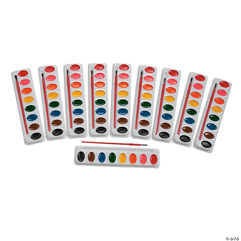 Cheap ๐ 8-Color Watercolor Refill Pack - 50 Pc. โญ 3 Cheap ๐ 8-Color Watercolor Refill Pack - 50 Pc. โญ
