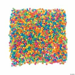 Outlet ๐ 8mm Neon Pony Bead Assortment - 2000 Pc. ๐