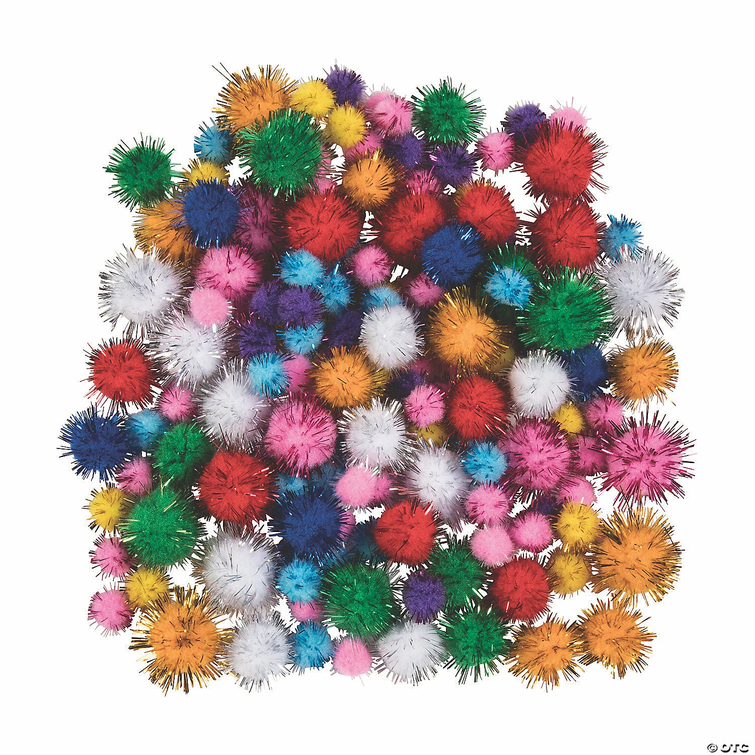 Coupon 🌟 Acrylic Glitter Pom-Poms - 150 Pc. ❤️ 3 Coupon 🌟 Acrylic Glitter Pom-Poms - 150 Pc. ❤️