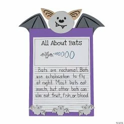 Hot Sale ๐ฏ All About Bats Writing Prompt Craft Kit - Makes 12 ๐งจ
