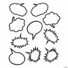 Outlet 👍 Black & White Speech Bubble Bulletin Board Cutouts - 30 Pc. 🧨 1 Outlet 👍 Black & White Speech Bubble Bulletin Board Cutouts - 30 Pc. 🧨 -BTSE Shop black and white speech bubble bulletin board cutouts 30 pc 13931033