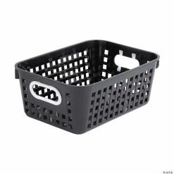 Wholesale ✨ Black Classroom Storage Tall Baskets with Handles - 6 Pc. 🧨