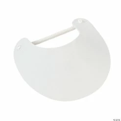 Best Pirce 🛒 Bulk DIY White Coil Visors - 48 Pc. ⭐