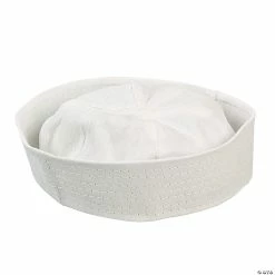 Discount โ Bulk DIY White Sailor Hats - 48 Pc. โญ
