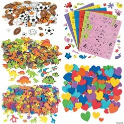 Buy ❤️ Bulk Foam Self-Adhesive Shapes Kit - 2532 Pc. 🌟