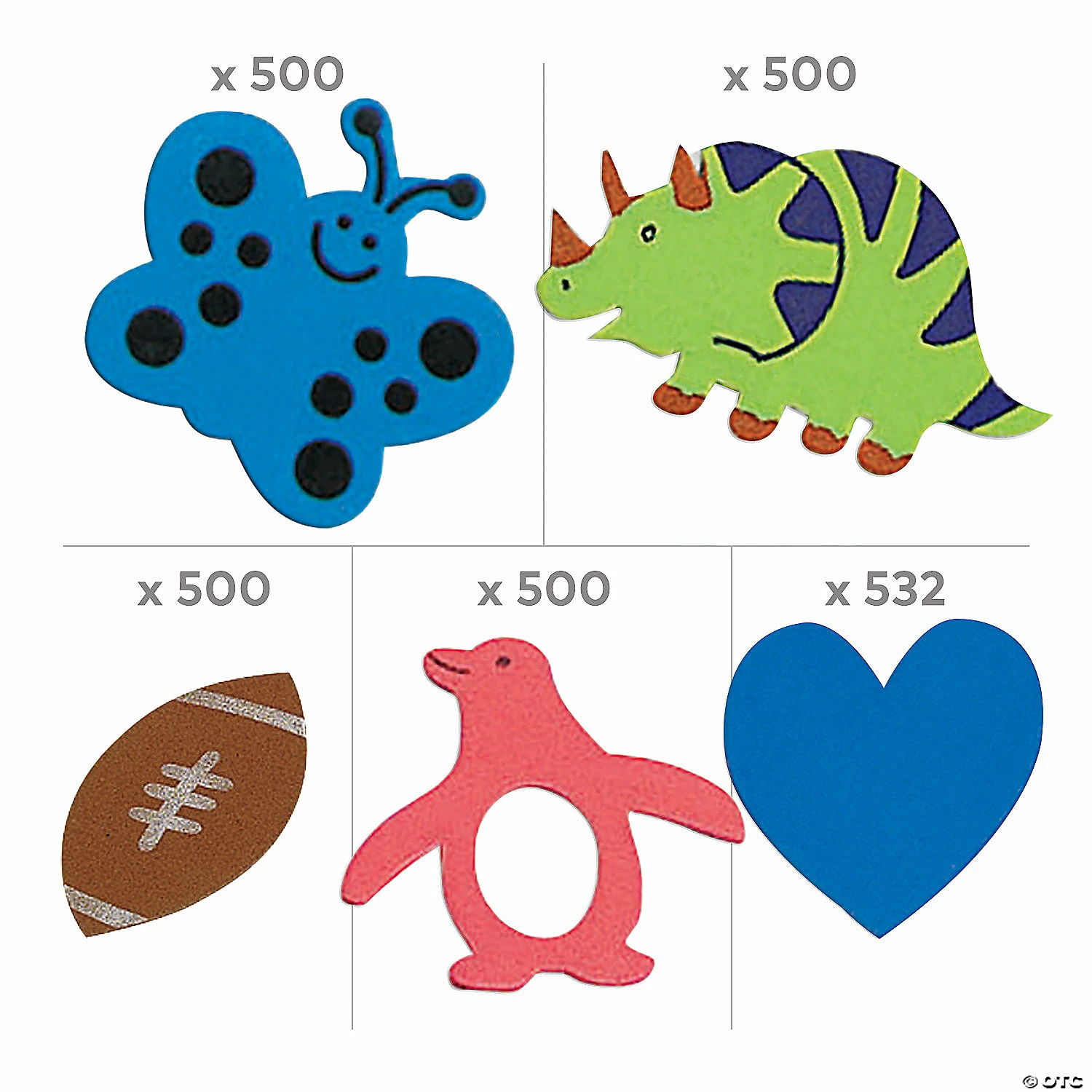 Buy โค๏ธ Bulk Foam Self-Adhesive Shapes Kit - 2532 Pc. ๐ 4 Buy โค๏ธ Bulk Foam Self-Adhesive Shapes Kit - 2532 Pc. ๐ - Image 2