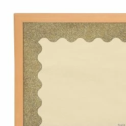 Flash Sale ๐งจ Carson-Dellosaยฎ Gold Glitter Scalloped Bulletin Board Borders โจ