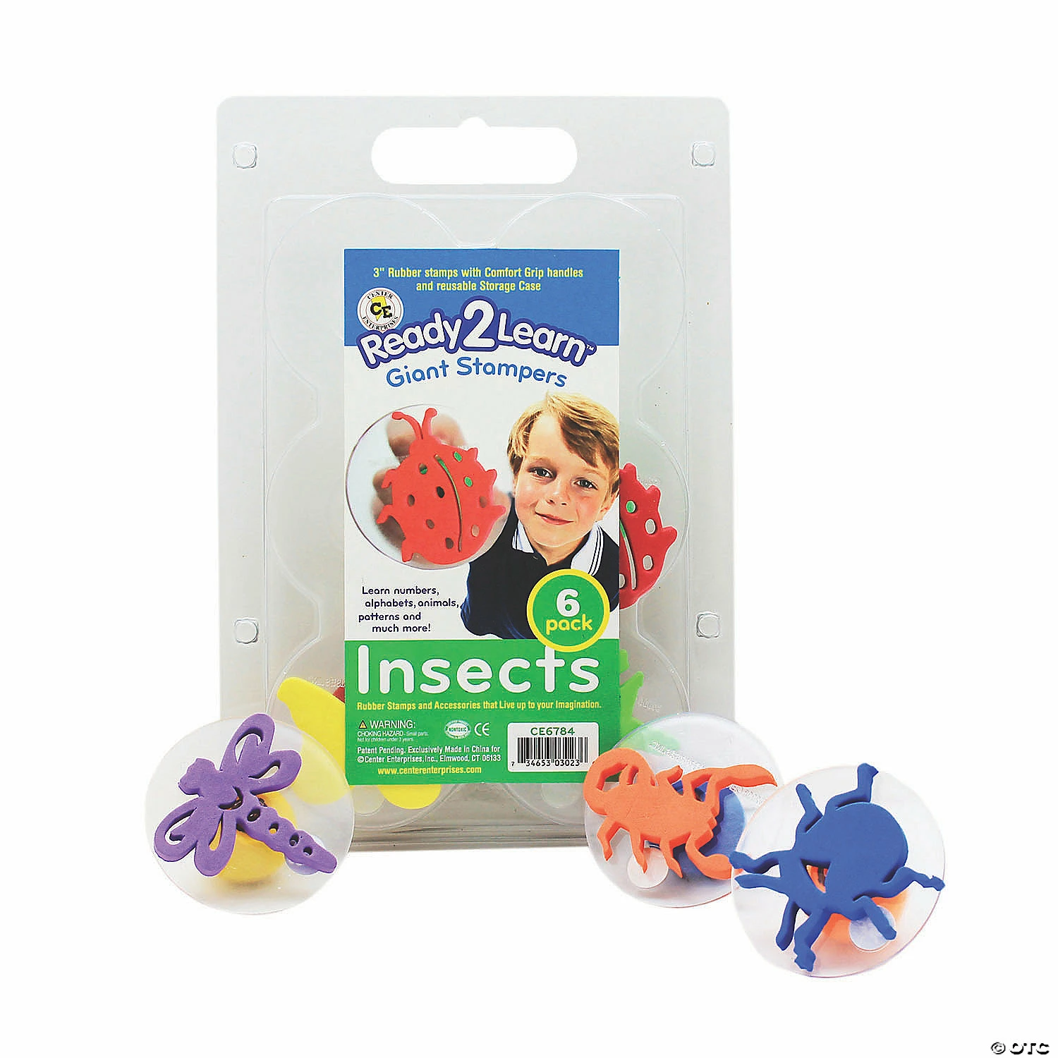 Cheap 🎉 Center Enterprises® Ready2Learn™ Giant Stampers, Insects, 12 count ✨ 4 Cheap 🎉 Center Enterprises® Ready2Learn™ Giant Stampers, Insects, 12 count ✨ - Image 2