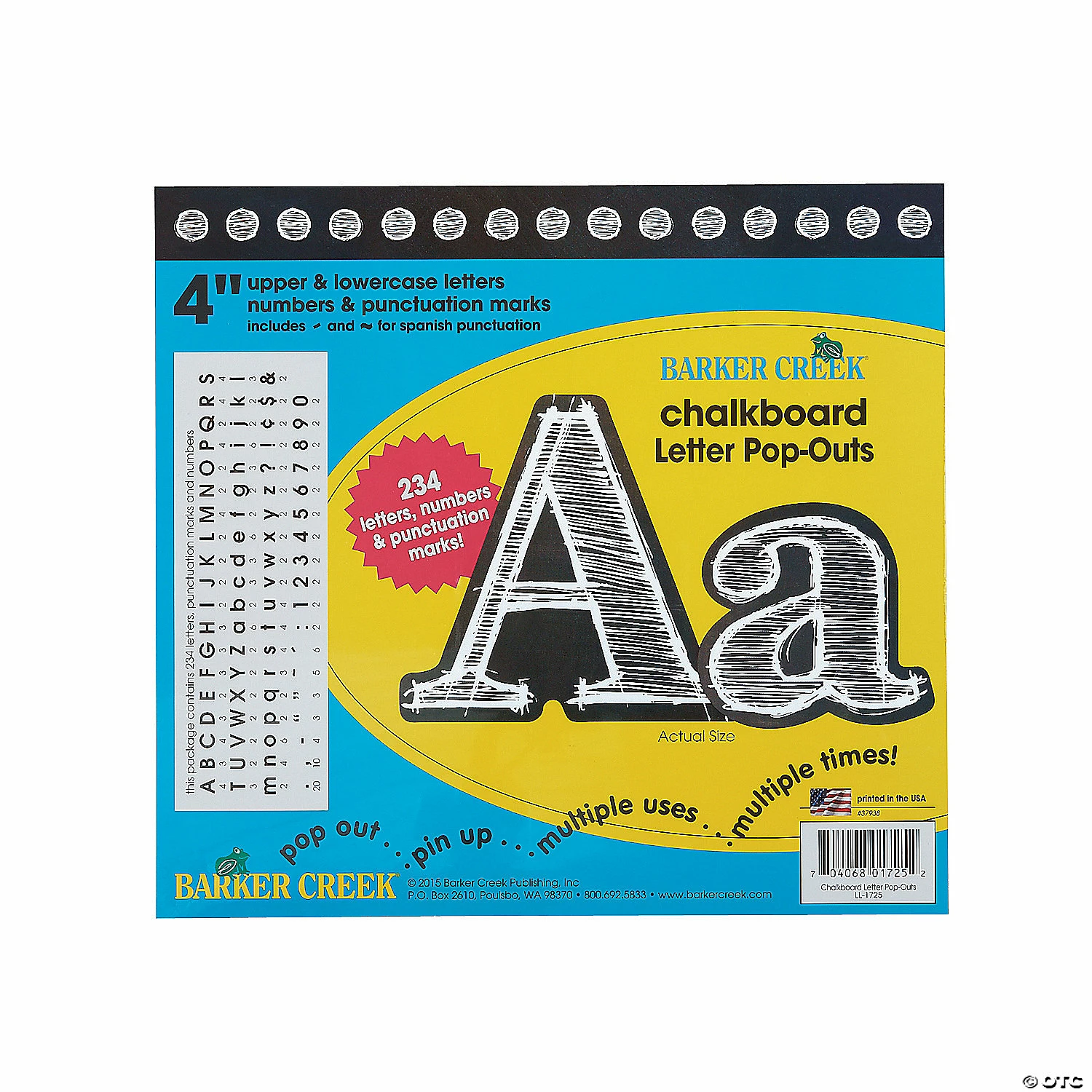 New ๐ Chalkboard Letter Pop-Outs - 234 Pc. ๐ฅ 5 New ๐ Chalkboard Letter Pop-Outs - 234 Pc. ๐ฅ - Image 3