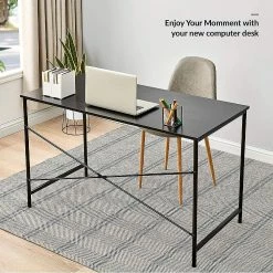 Best deal ๐คฉ Coavas Computer Desk Large Study Desk Simple Writing Table Workstation for Home, Black Wood Tabletop with Black Frame, 47 ๐ 8 Best deal ๐คฉ Coavas Computer Desk Large Study Desk Simple Writing Table Workstation for Home, Black Wood Tabletop with Black Frame, 47 ๐ -BTSE Shop coavas computer desk large study desk simple writing table workstation for home black wood tabletop with black frame 4714228643 a02NOWA