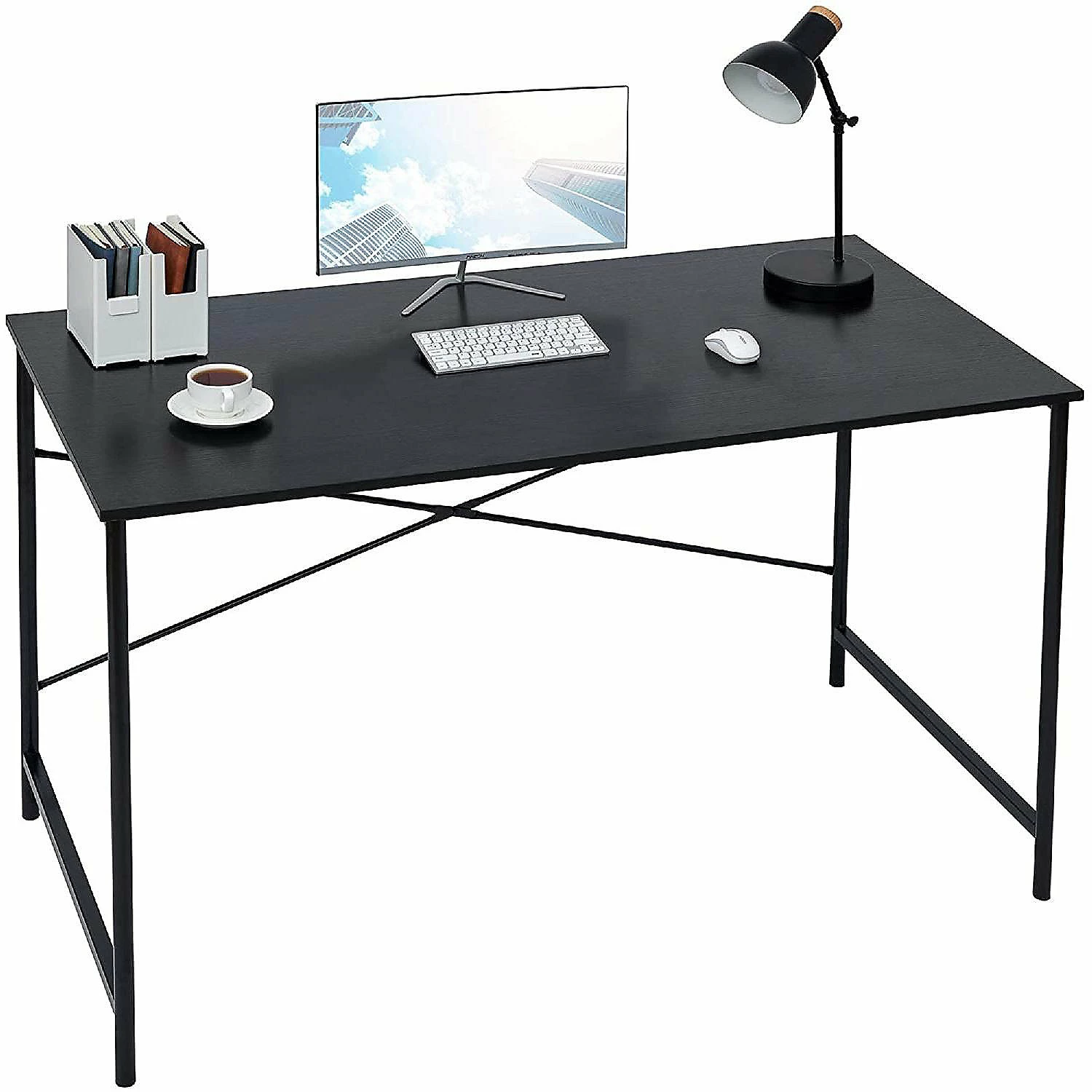 Best deal ๐คฉ Coavas Computer Desk Large Study Desk Simple Writing Table Workstation for Home, Black Wood Tabletop with Black Frame, 47 ๐ 3 Best deal ๐คฉ Coavas Computer Desk Large Study Desk Simple Writing Table Workstation for Home, Black Wood Tabletop with Black Frame, 47 ๐