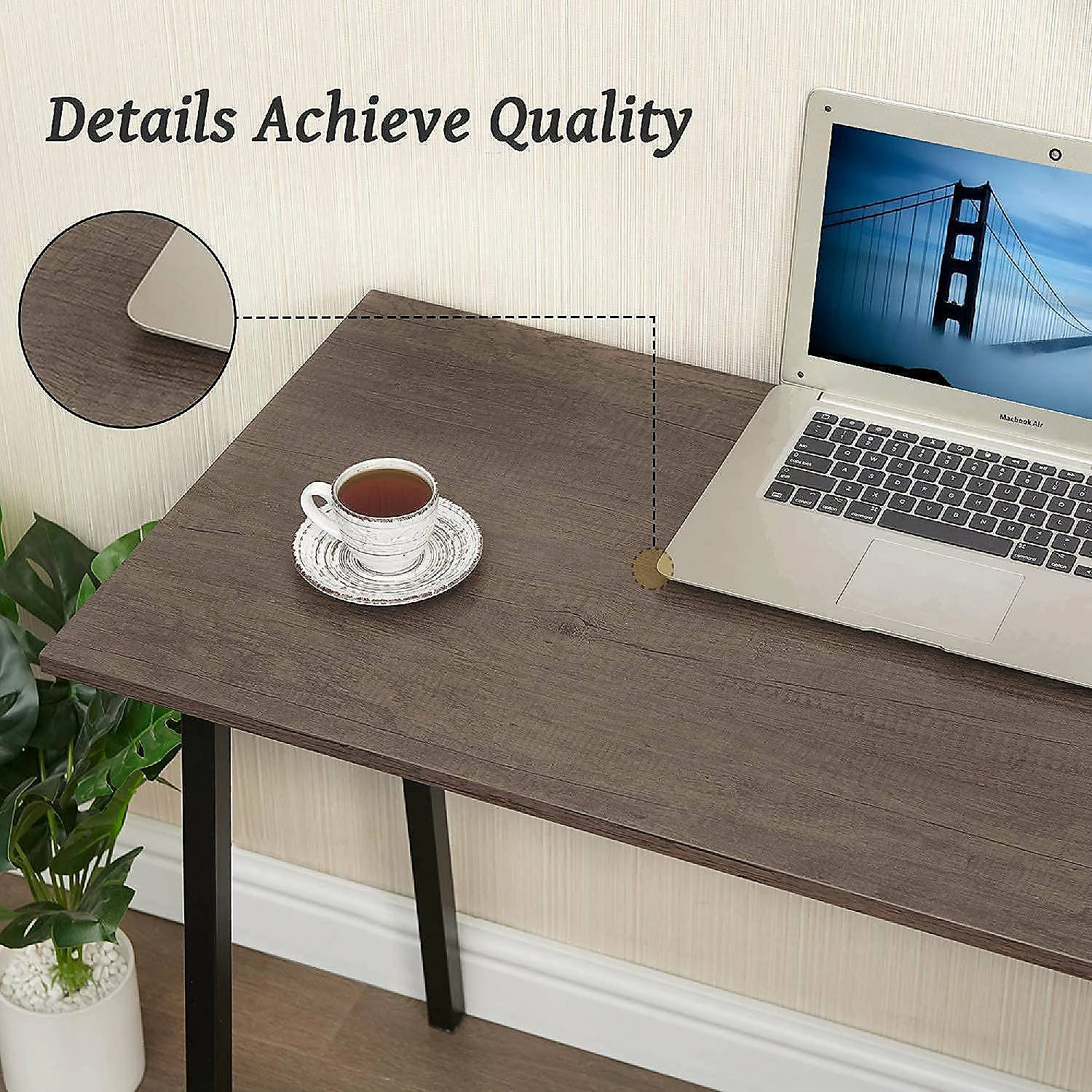 Deals โ Coavas Multifuntional Desk for Living Room, Dining Room, Home Office Metal Frame Rustic Brown, 40 ๐คฉ 6 Deals โ Coavas Multifuntional Desk for Living Room, Dining Room, Home Office Metal Frame Rustic Brown, 40 ๐คฉ - Image 4