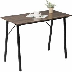 Deals โ Coavas Multifuntional Desk for Living Room, Dining Room, Home Office Metal Frame Rustic Brown, 40 ๐คฉ