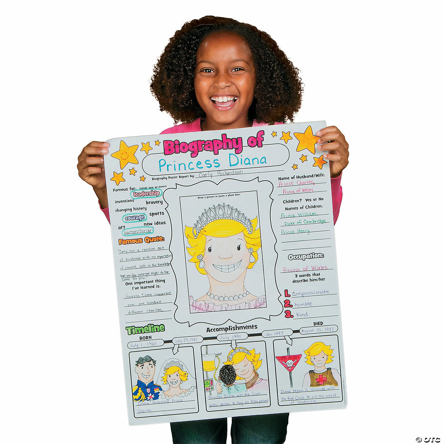 Deals ❤️ Color Your Own All About a Biography Posters - 30 Pc. 🤩 5 Deals ❤️ Color Your Own All About a Biography Posters - 30 Pc. 🤩 - Image 3