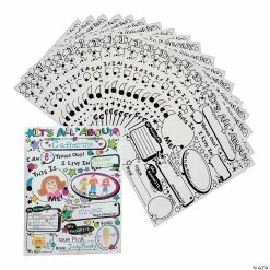Best Pirce ๐ Color Your Own All About Me Posters - 30 Pc. โ