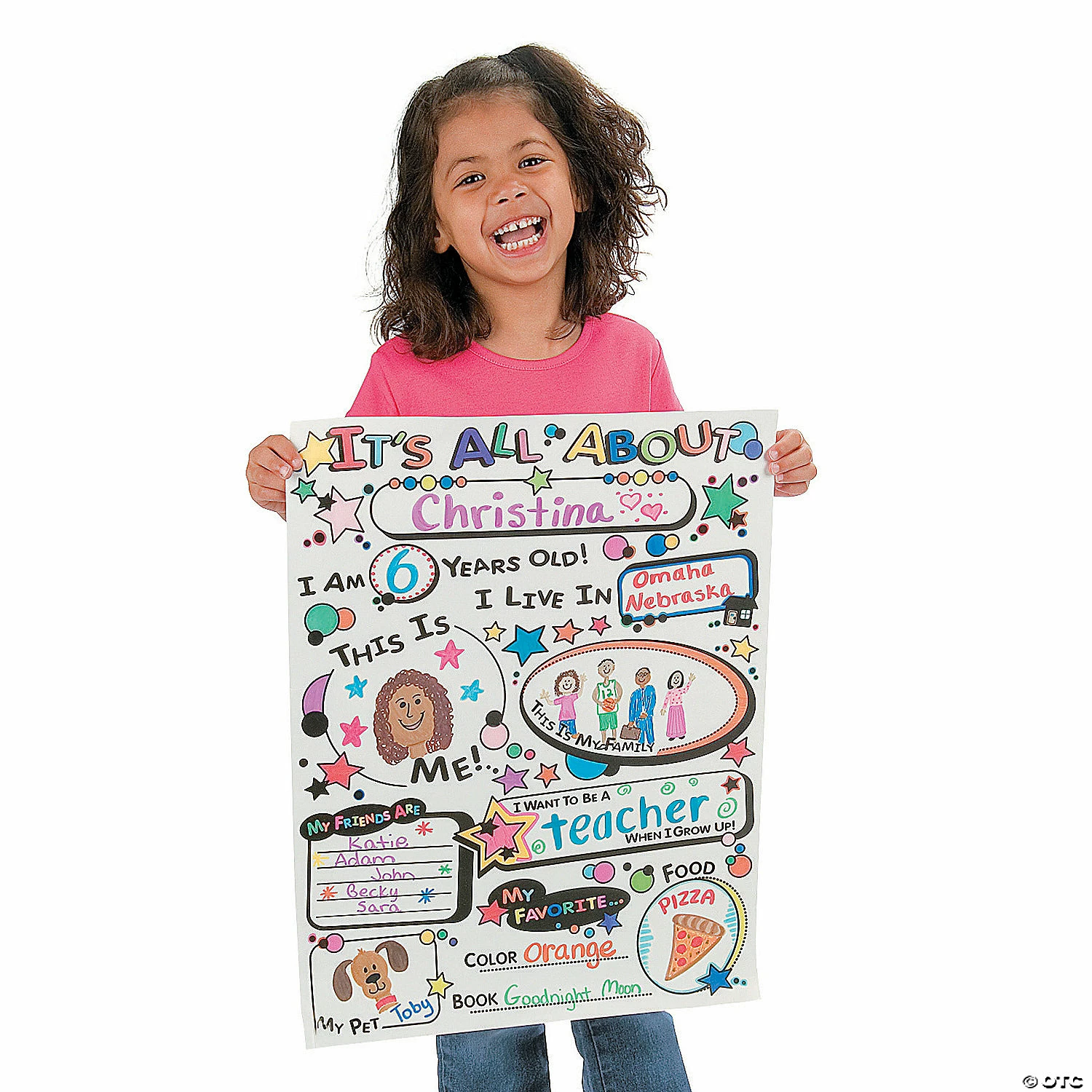 Best Pirce 🌟 Color Your Own All About Me Posters - 30 Pc. ⌛ 4 Best Pirce 🌟 Color Your Own All About Me Posters - 30 Pc. ⌛ - Image 2
