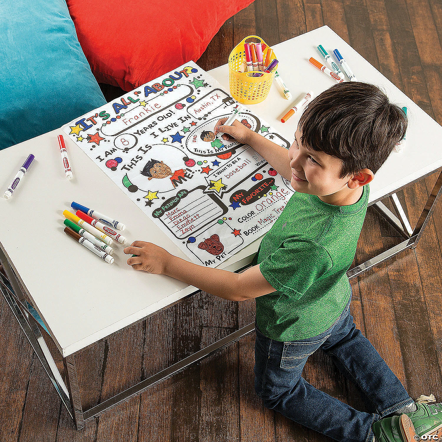 Best Pirce 🌟 Color Your Own All About Me Posters - 30 Pc. ⌛ 5 Best Pirce 🌟 Color Your Own All About Me Posters - 30 Pc. ⌛ - Image 3