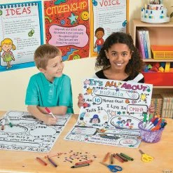 Best Pirce 🌟 Color Your Own All About Me Posters - 30 Pc. ⌛ 10 Best Pirce 🌟 Color Your Own All About Me Posters - 30 Pc. ⌛ -BTSE Shop color your own all about me posters 30 pc 57 6601 a03