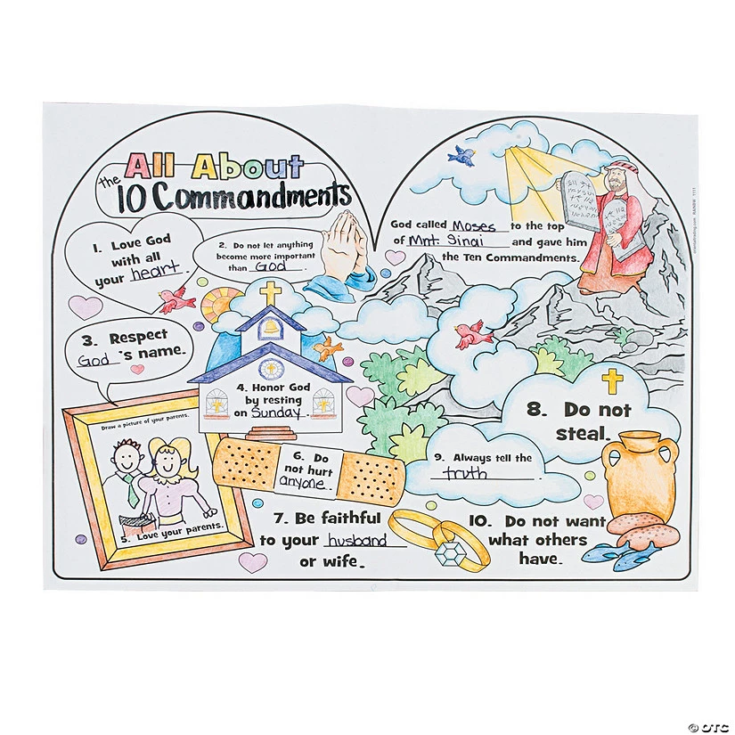 Best reviews of โ๏ธ Color Your Own All About the Ten Commandments Posters - 30 Pc. ๐ 3 Best reviews of โ๏ธ Color Your Own All About the Ten Commandments Posters - 30 Pc. ๐