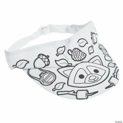 Wholesale ๐ Color Your Own Camp Visors - 12 Pc. ๐