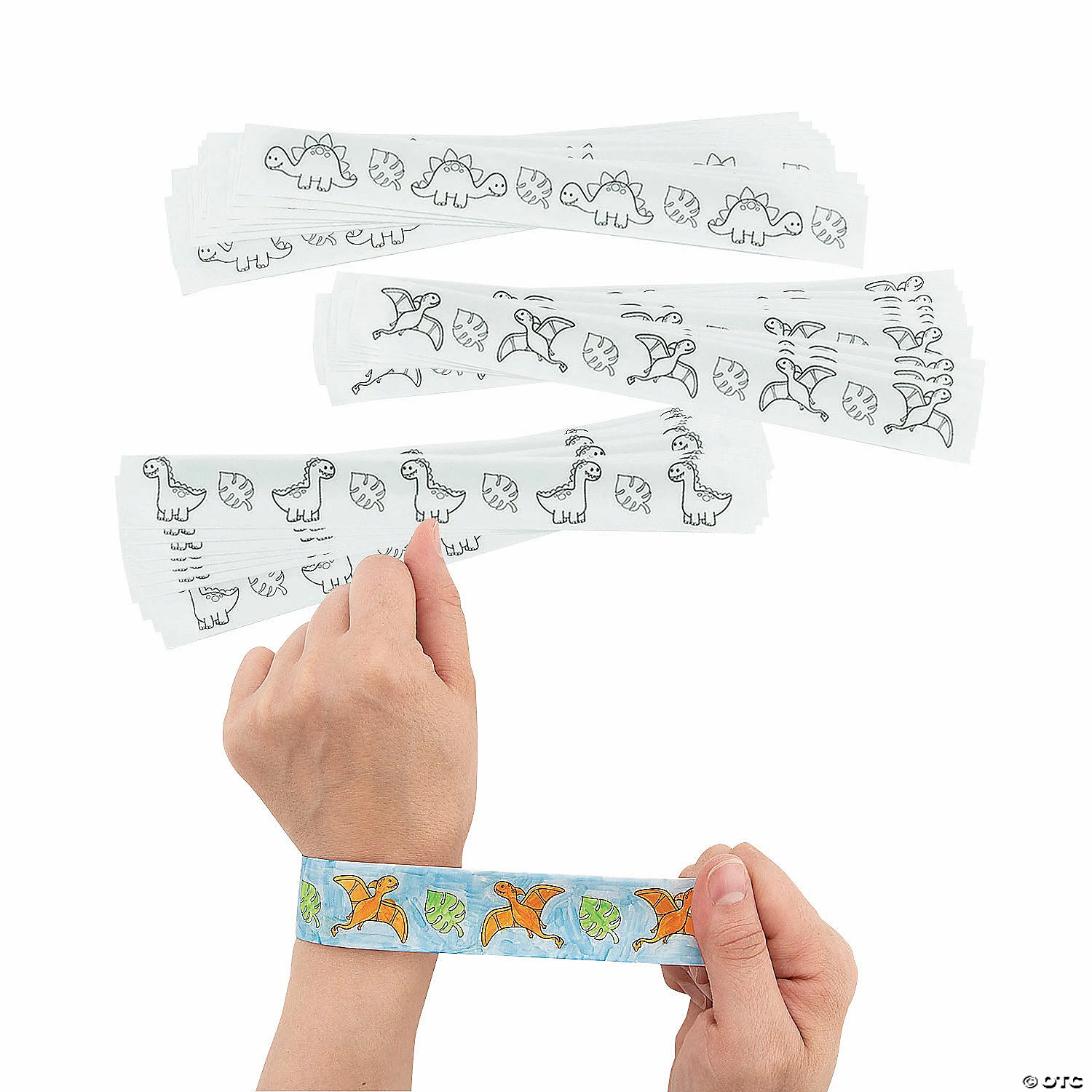 Deals 🤩 Color Your Own Dinosaur Slap Bracelets - 48 Pc. 😀 3 Deals 🤩 Color Your Own Dinosaur Slap Bracelets - 48 Pc. 😀