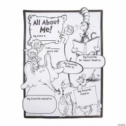 Cheapest ๐ Color Your Own Dr. Seussโข โAll About Meโ Posters - 30 Pc. ๐