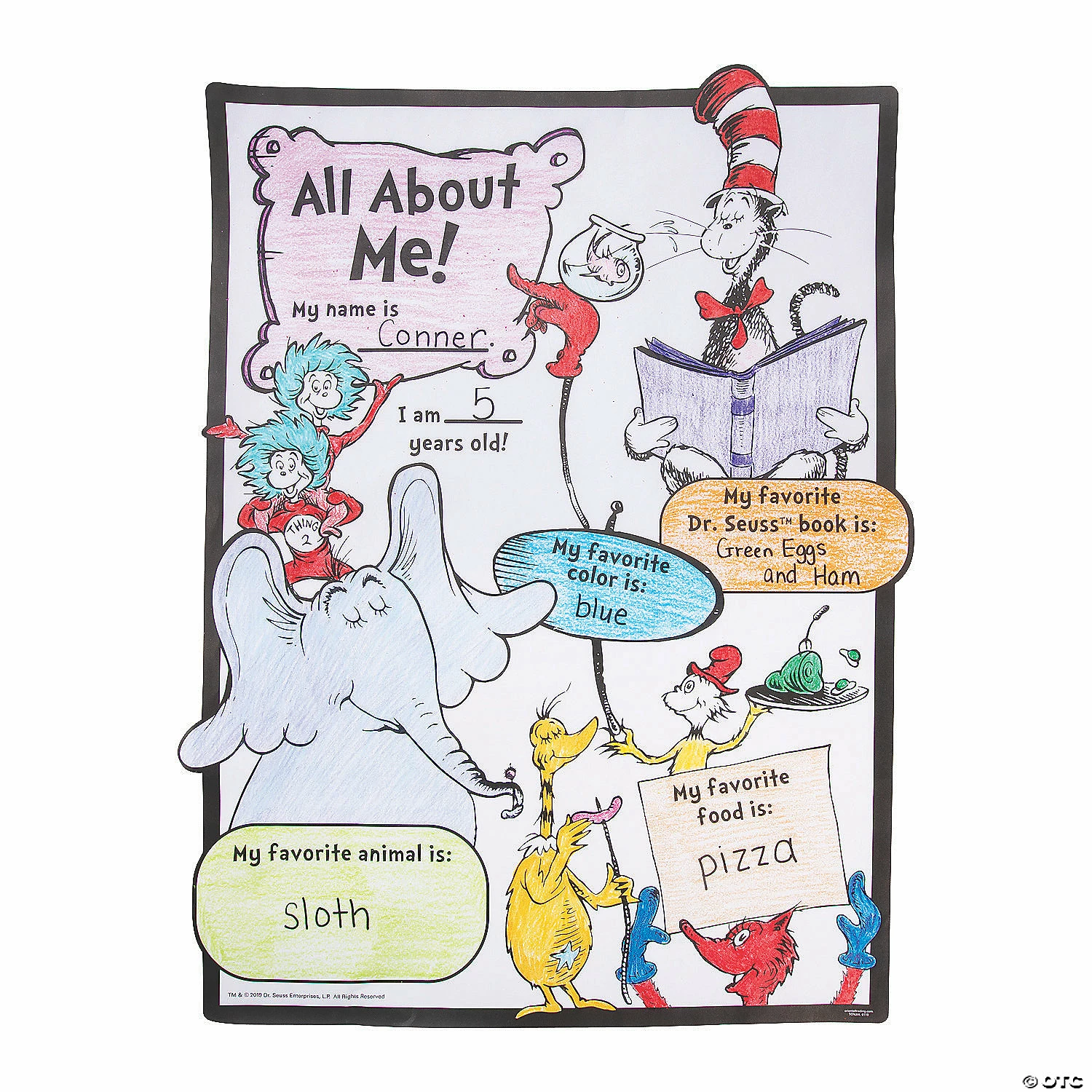 Cheapest 👍 Color Your Own Dr. Seuss™ “All About Me” Posters - 30 Pc. 🛒 4 Cheapest 👍 Color Your Own Dr. Seuss™ “All About Me” Posters - 30 Pc. 🛒 - Image 2