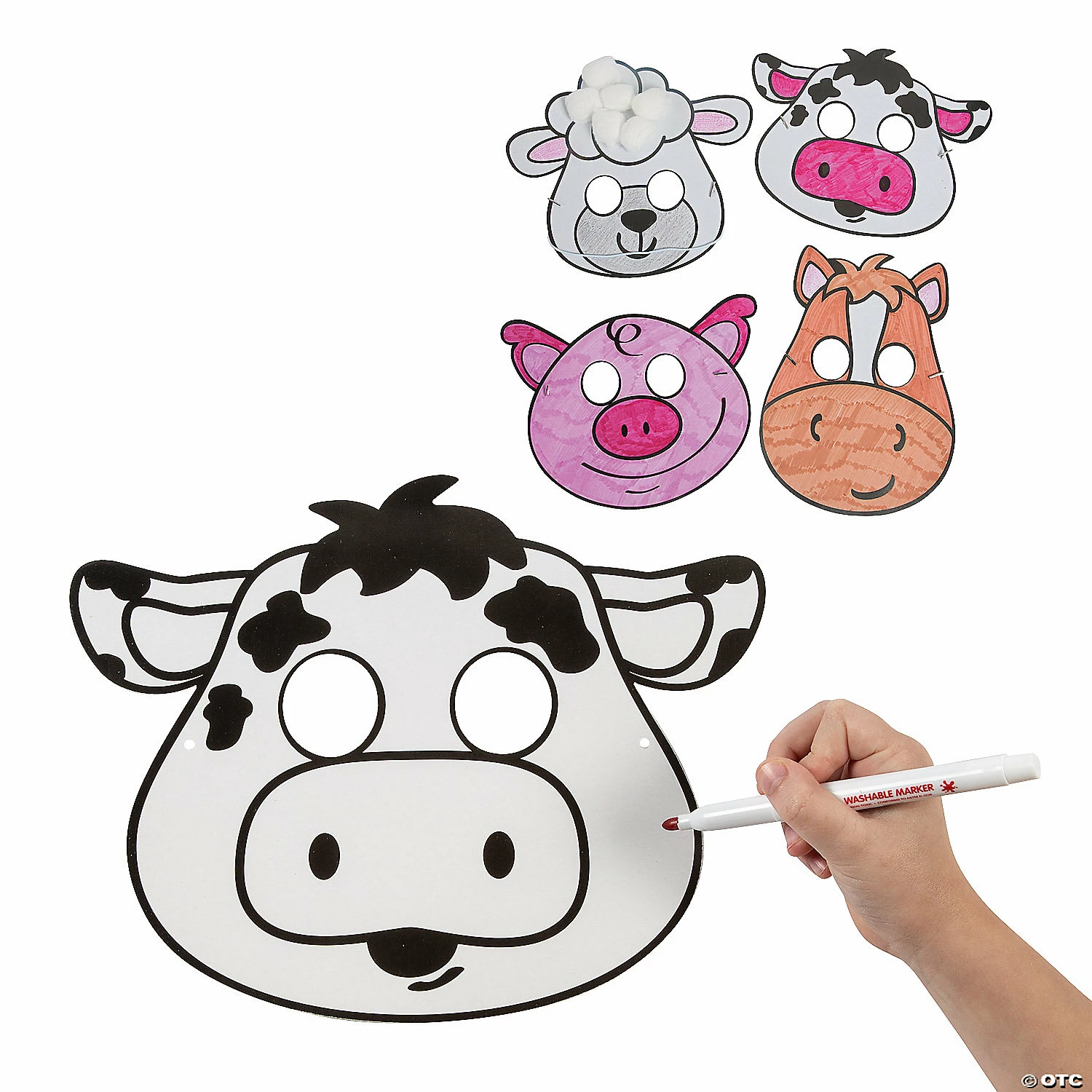 Flash Sale 🤩 Color Your Own Farm Animal Masks - 12 Pc. 😉 3 Flash Sale 🤩 Color Your Own Farm Animal Masks - 12 Pc. 😉