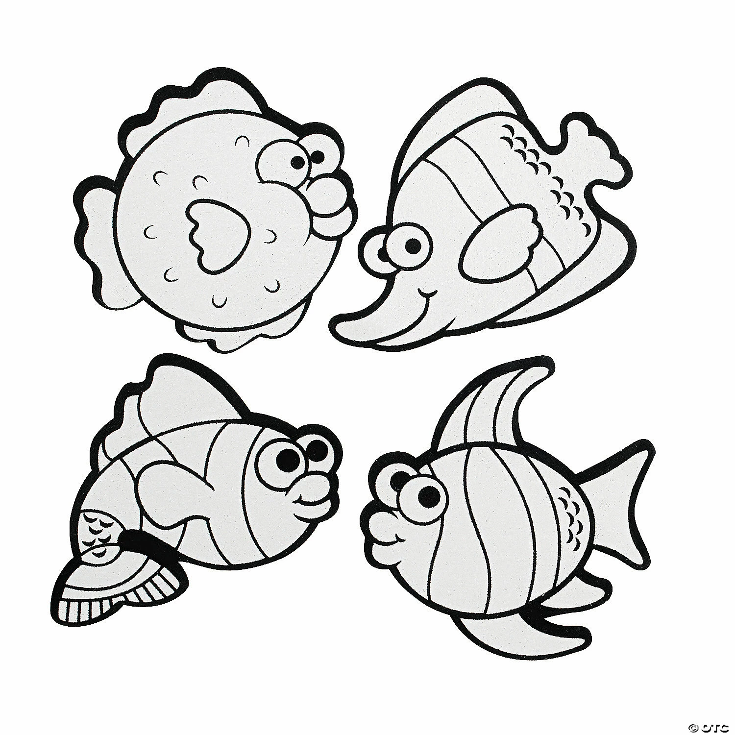 Best Sale โญ Color Your Own Fuzzy Fish Magnets - 12 Pc. ๐ 4 Best Sale โญ Color Your Own Fuzzy Fish Magnets - 12 Pc. ๐ - Image 2