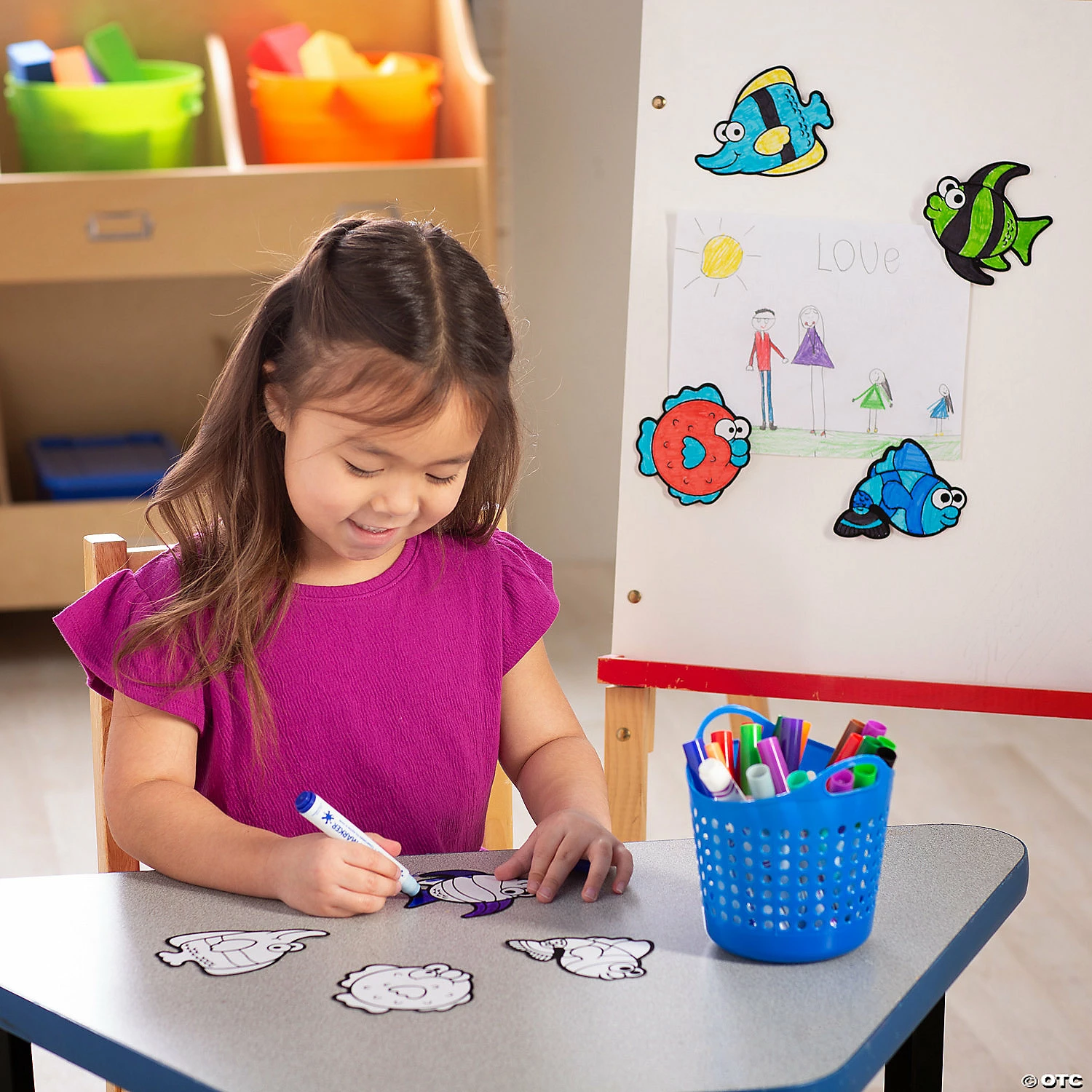 Best Sale โญ Color Your Own Fuzzy Fish Magnets - 12 Pc. ๐ 6 Best Sale โญ Color Your Own Fuzzy Fish Magnets - 12 Pc. ๐ - Image 4